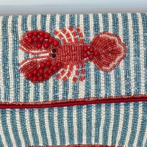 🦞🔥VIRAL🔥🦞 TikTok Beaded Lobster Shoulder Bag NWT